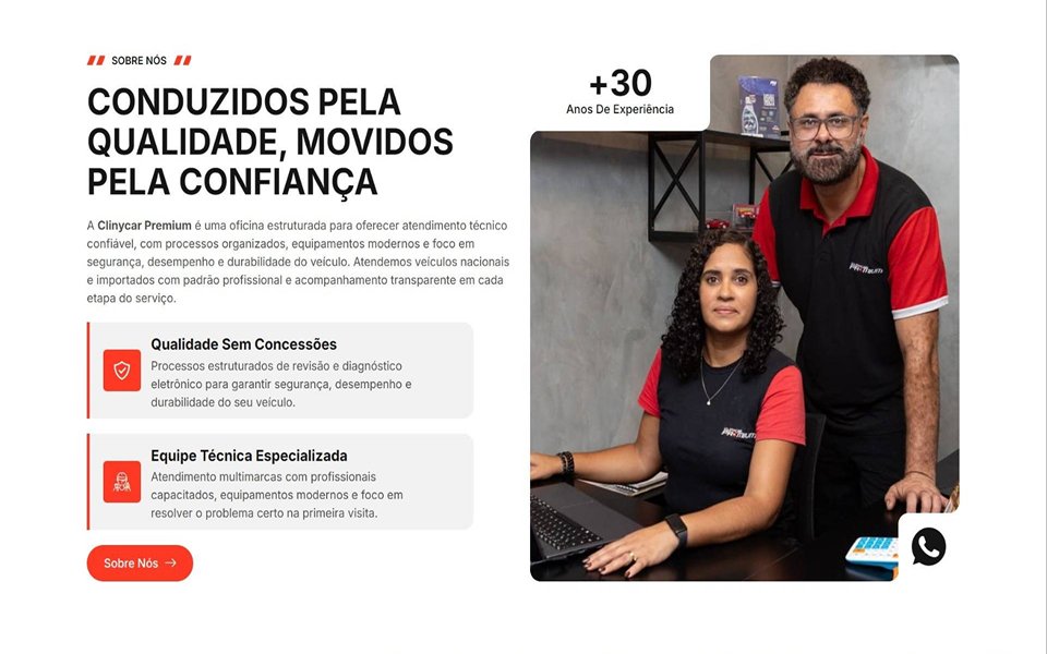 Clinycar: sobre a oficina e a equipe