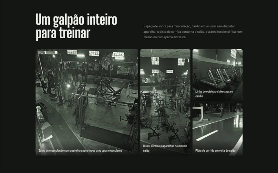 StartFit: o galpão de treino em fotos
