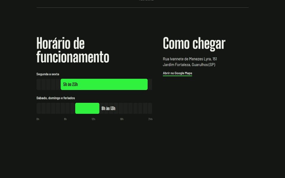 StartFit: horário de funcionamento e como chegar
