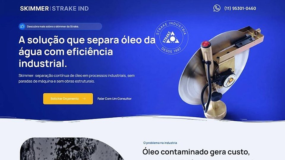 Strake — capa do case